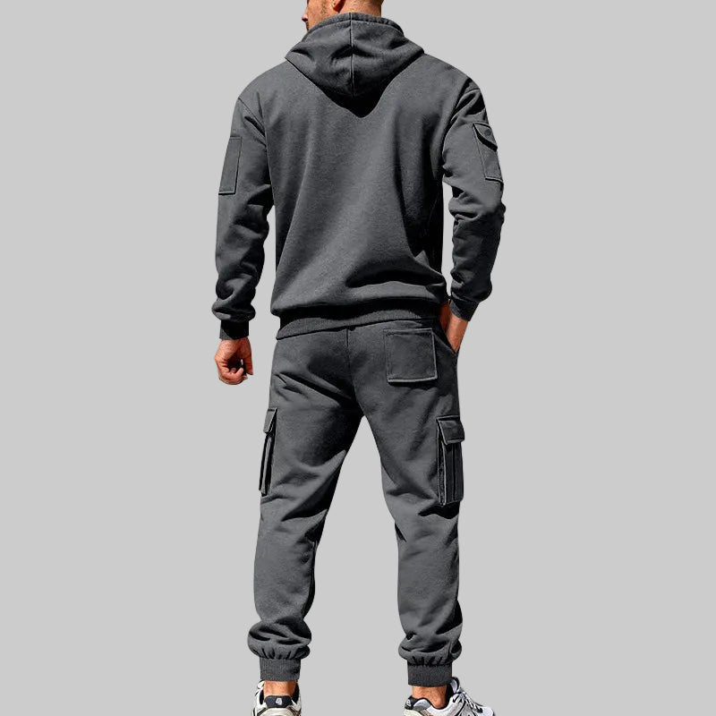 Men's Fleece Hooded Set
