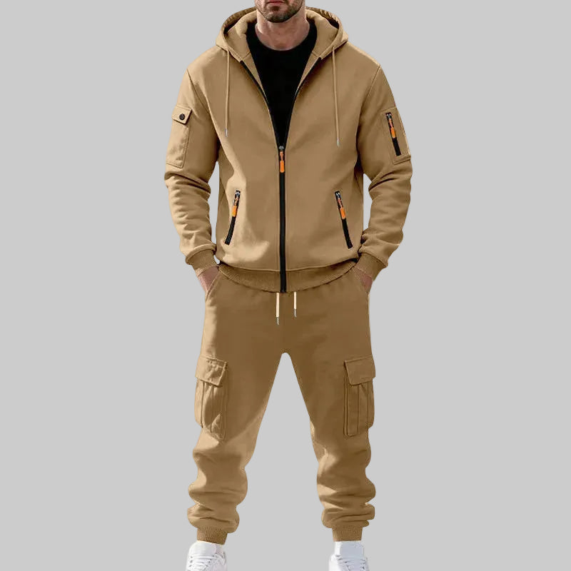 Men's Fleece Hooded Set
