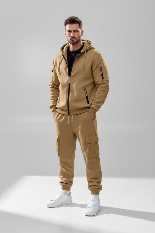 Men's Fleece Hooded Set