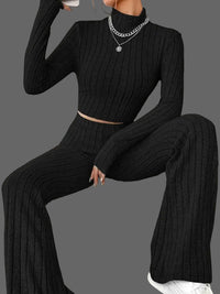 Knit Slim Two-Piece Set