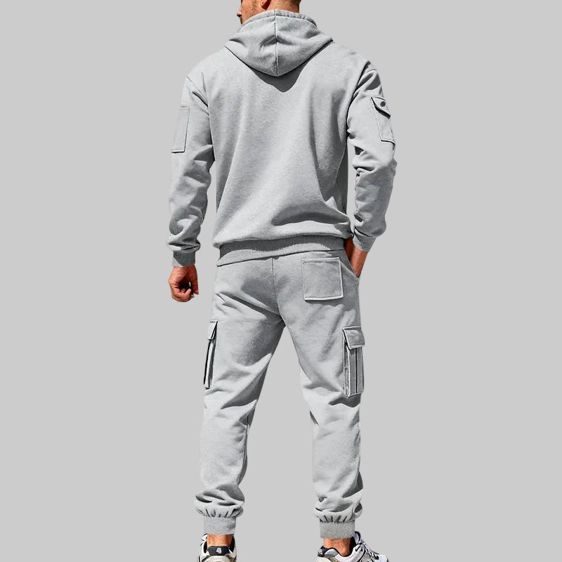 Men's Fleece Hooded Set