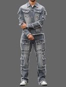 Grey Denim Street Set