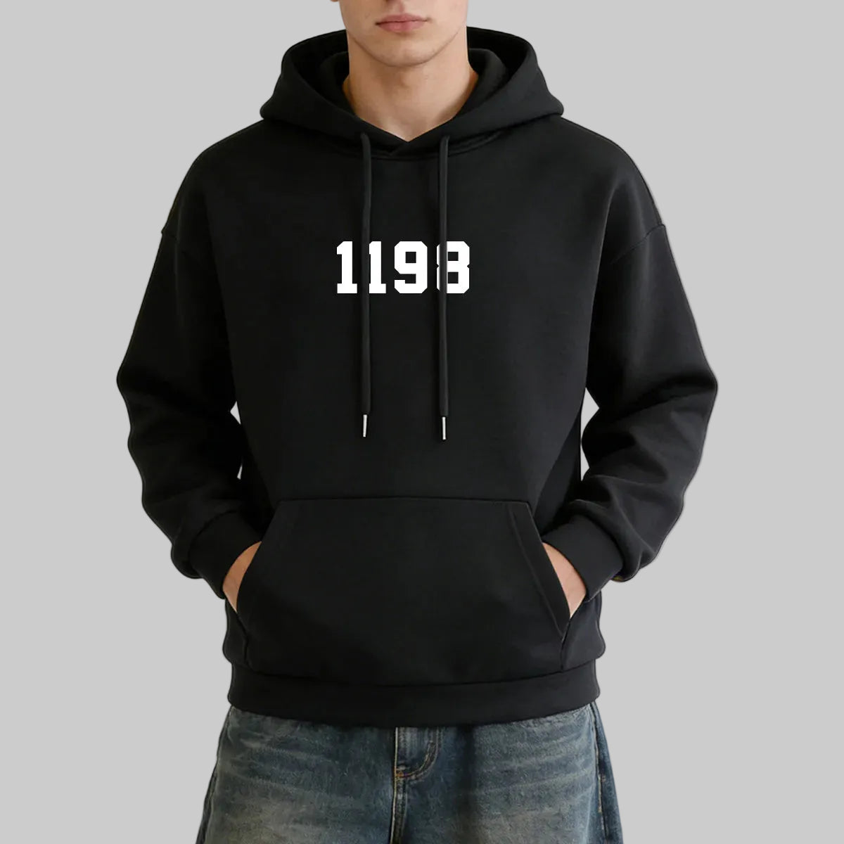 Heavyweight Fleece Pullover Hoodie | Oversized Kangaroo Pocket Sweatshirt for Men & Women