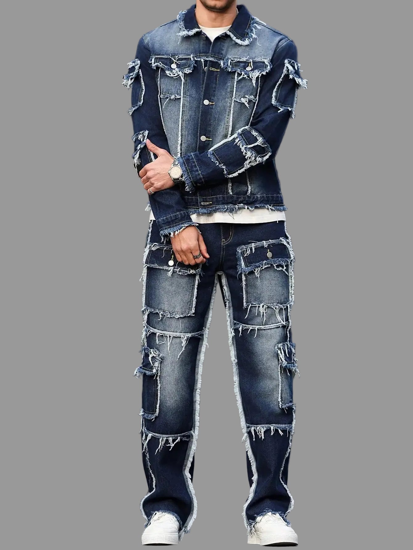 Premium Blue Denim Co-ord