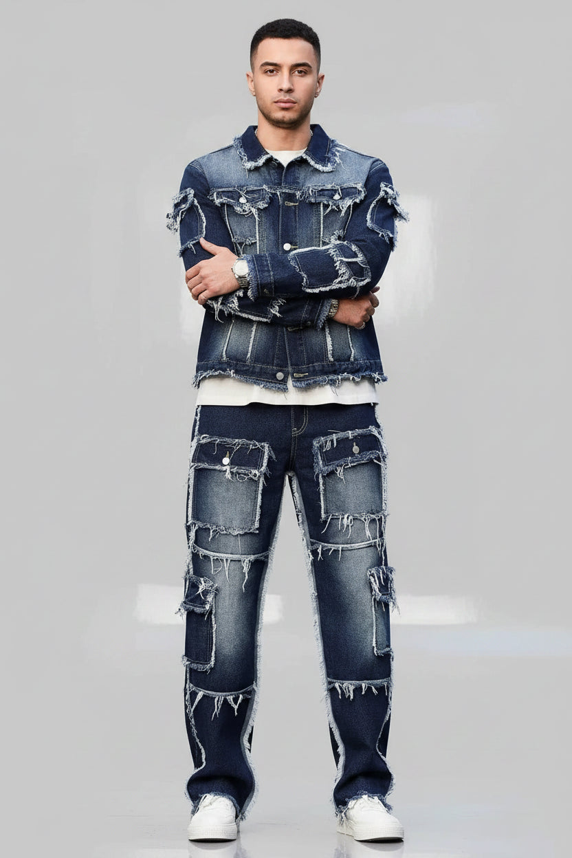 Premium Blue Denim Co-ord