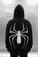 Spider Web Zip Hoodie