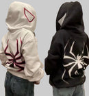 Spider Web Zip Hoodie