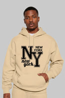 Heavy Fleece Letter Hoodie