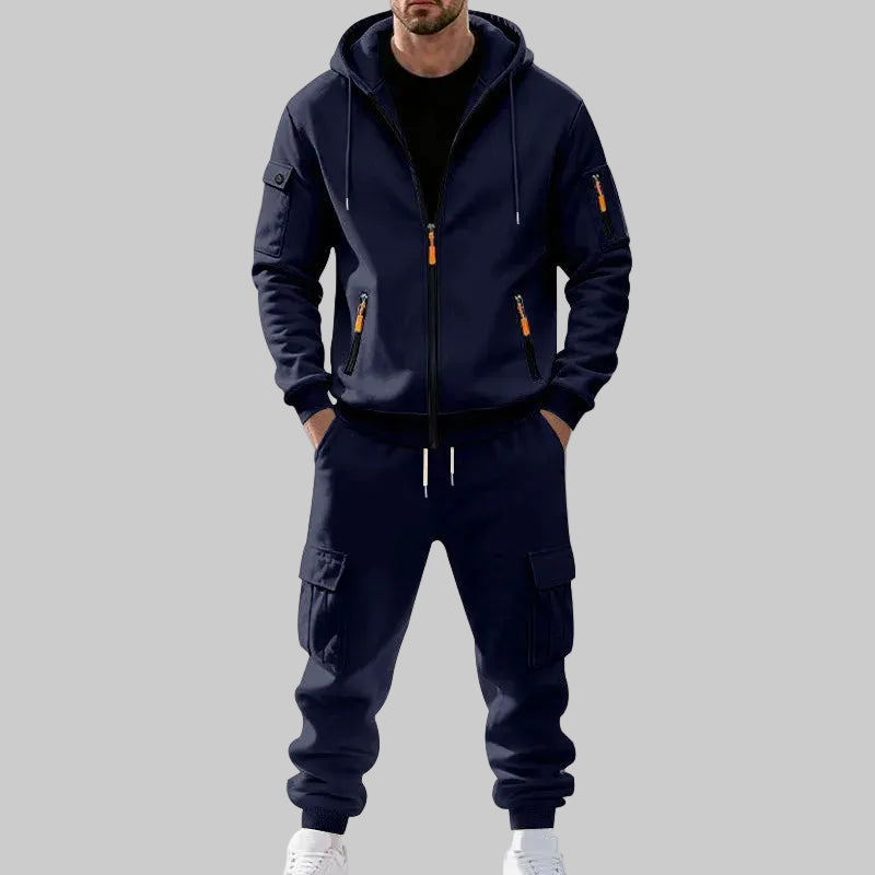 Men's Fleece Hooded Set