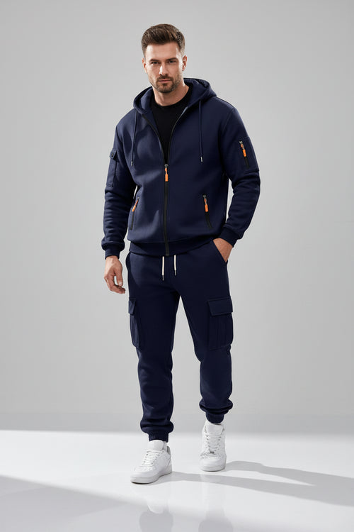 Men's Fleece Hooded Set