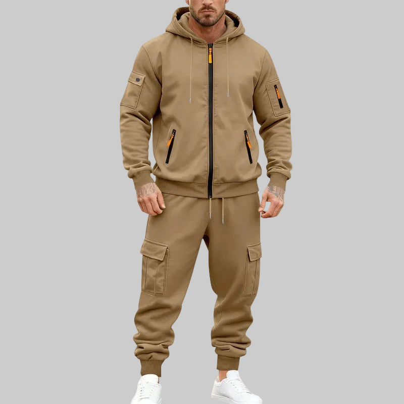 Men's Fleece Hooded Set