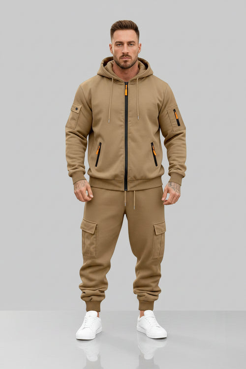Men's Fleece Hooded Set