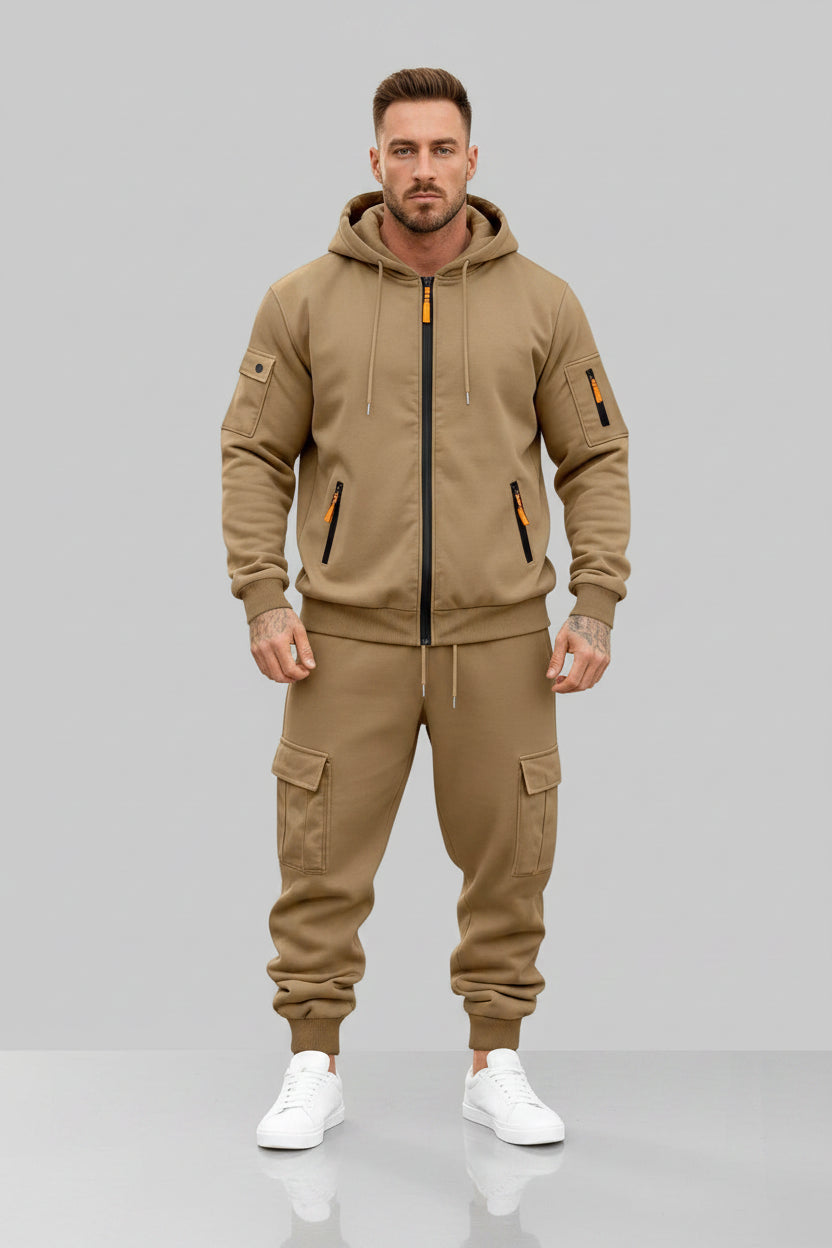 Men's Fleece Hooded Set