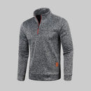 Half-Zip Sweatshirt – Minimal Warm Pullover