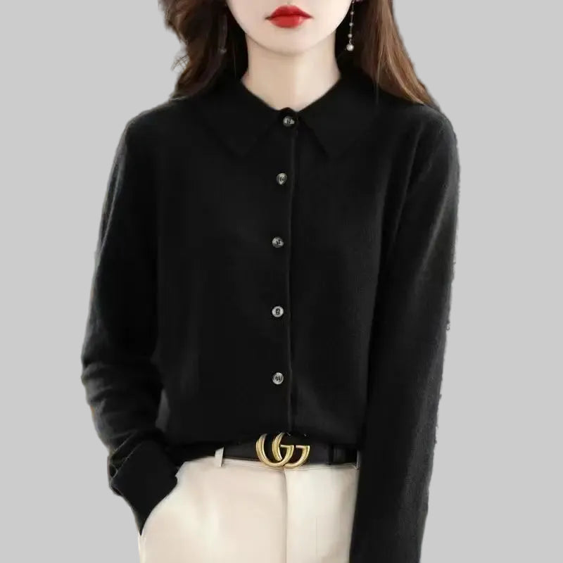 Polo Knit Cardigan