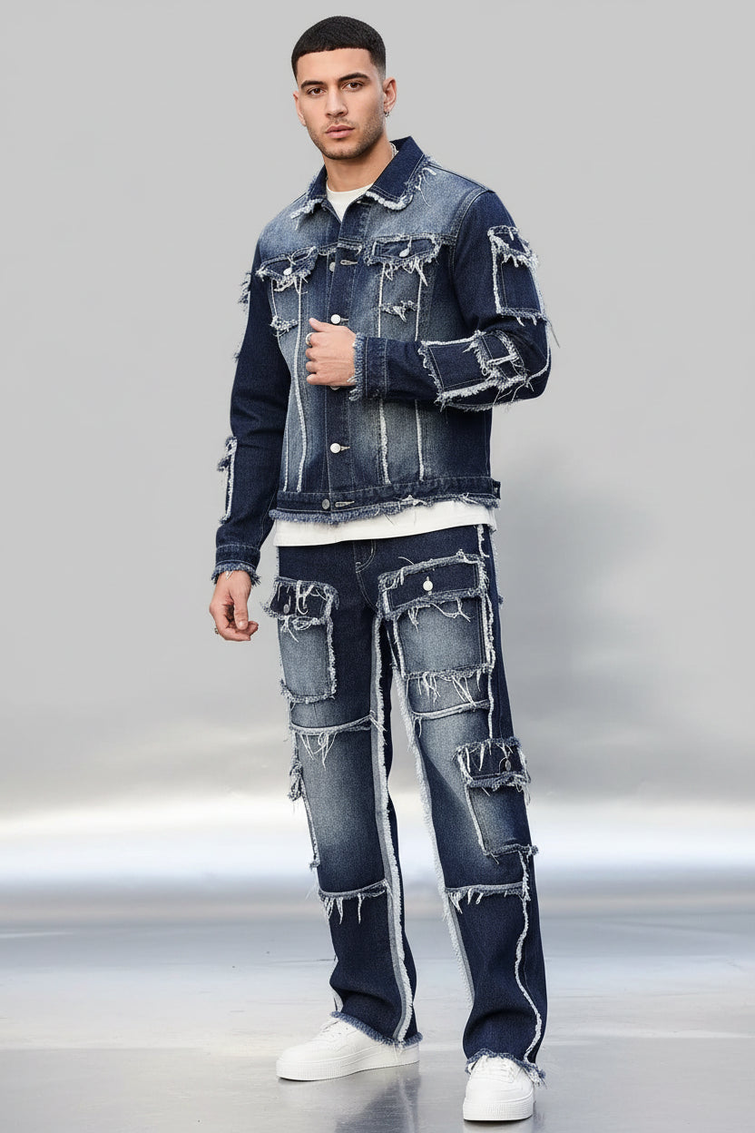 Premium Blue Denim Co-ord