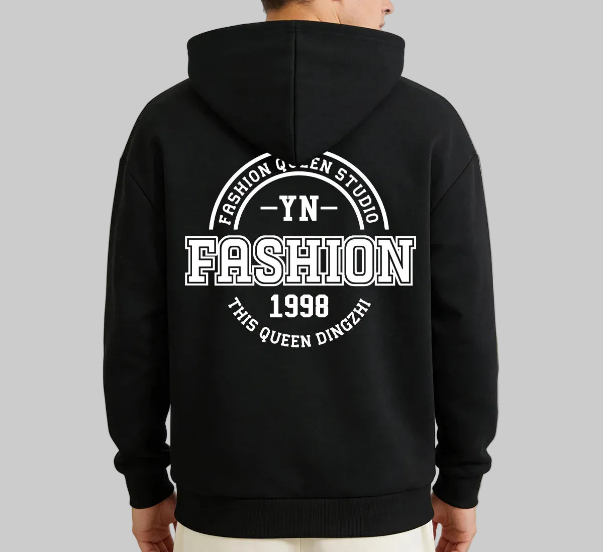 Heavyweight Fleece Pullover Hoodie | Oversized Kangaroo Pocket Sweatshirt for Men & Women