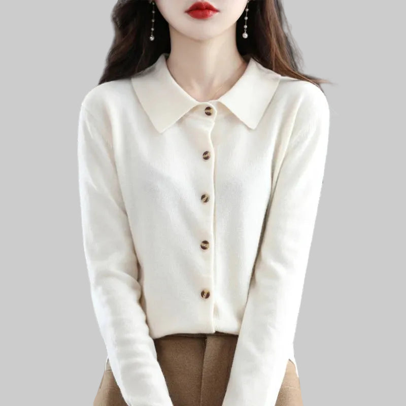 Polo Knit Cardigan