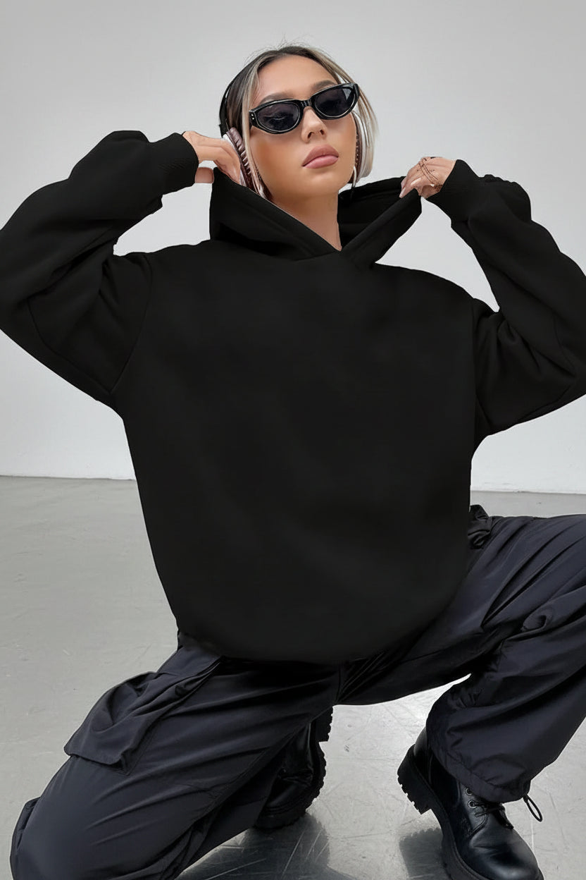 Women's 'God Got Me' Oversized Fleece Hoodie