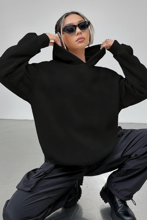 Women's 'God Got Me' Oversized Fleece Hoodie
