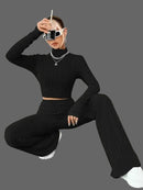 Knit Slim Two-Piece Set