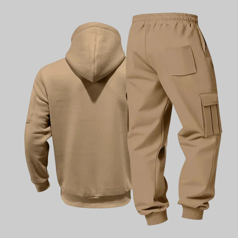 Men's Fleece Hooded Set