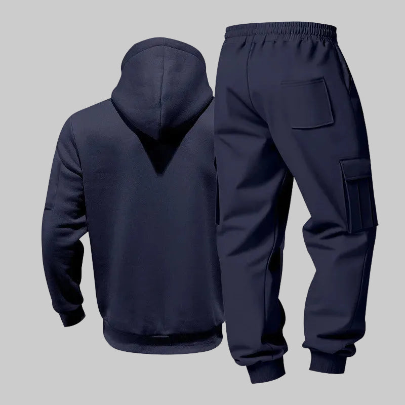 Men's Fleece Hooded Set