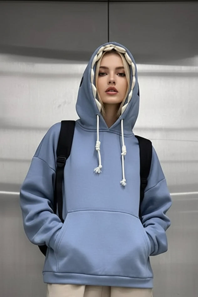 Shark Hoodie – Oversized Streetwear Pullover
