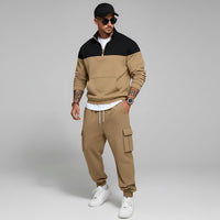 Fleece Contrast Casual Co-ord