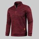 Half-Zip Sweatshirt – Minimal Warm Pullover
