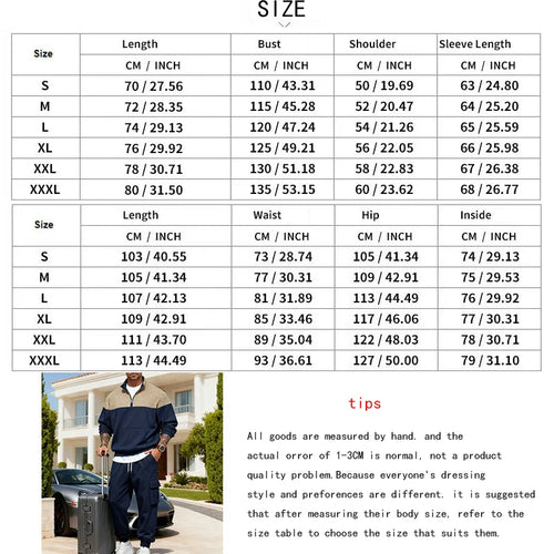 Fleece Contrast Casual Co-ord