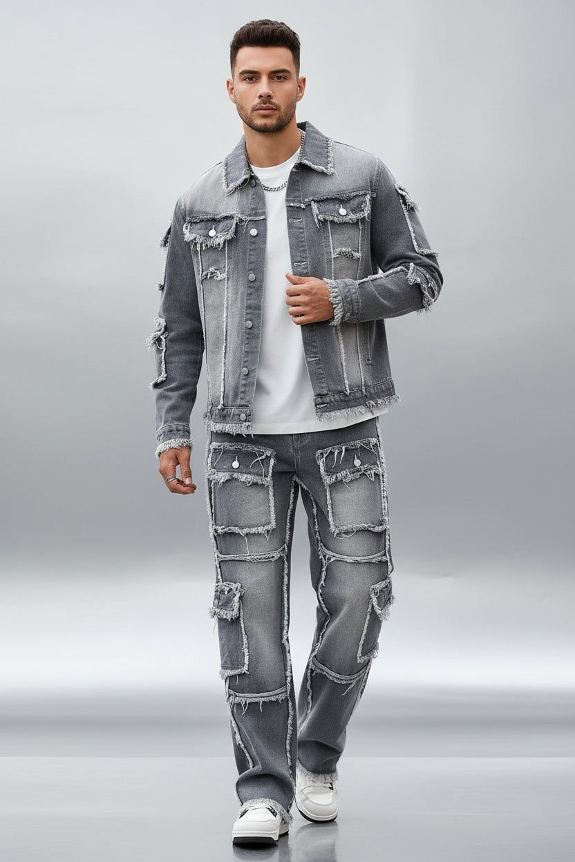 Grey Denim Street Set