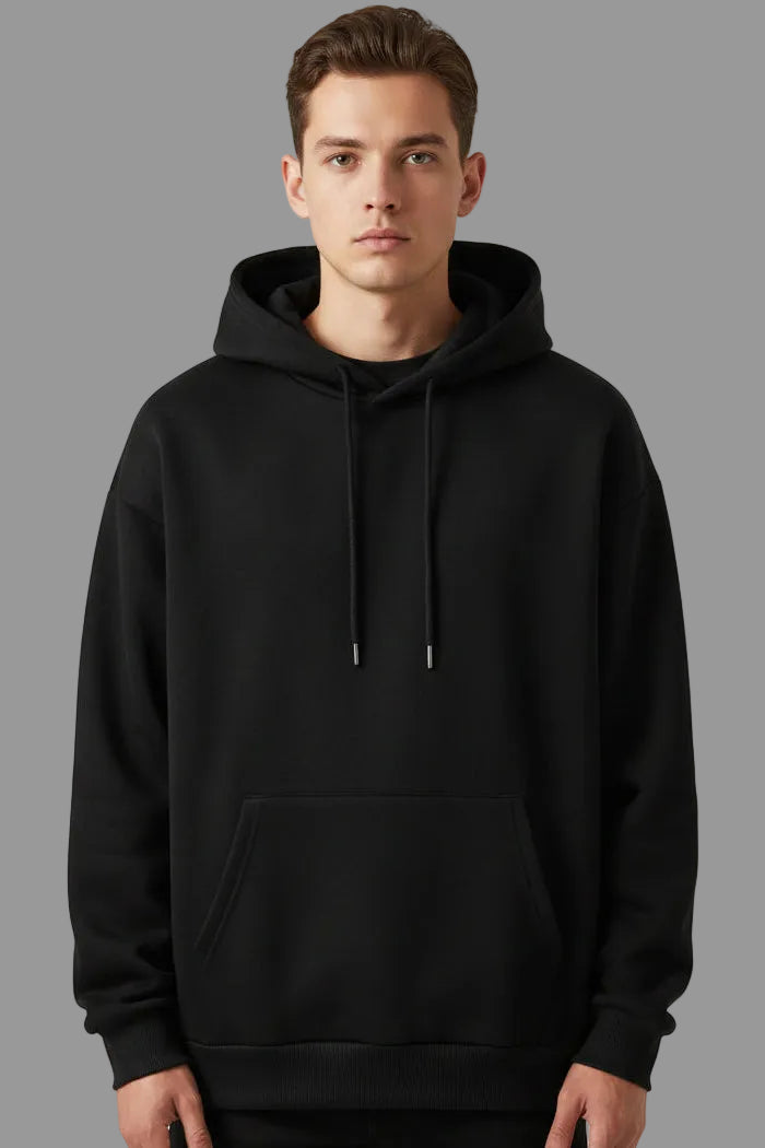 Bold Black Unisex Hoodie