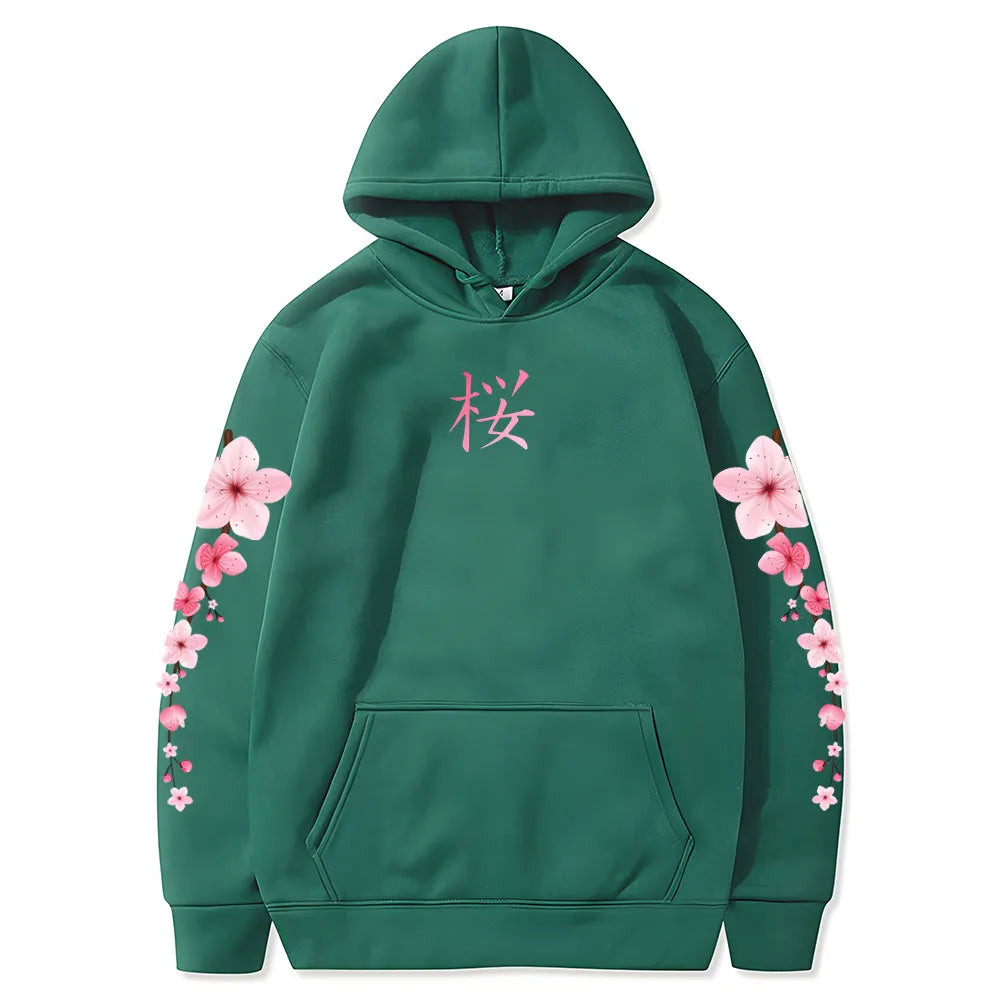 Sakura Blossom Graphic Hoodie