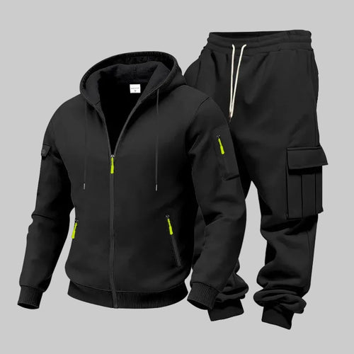 Men's Fleece Hooded Set