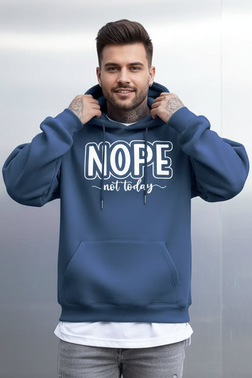 UrbanTrendz Men's Fleece Letter Hoodie