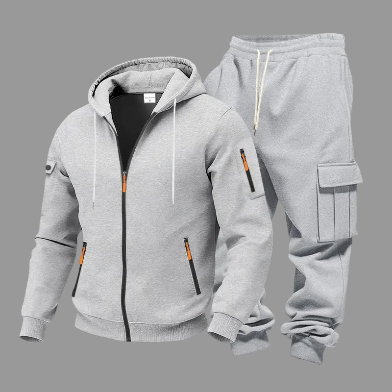 Men's Fleece Hooded Set