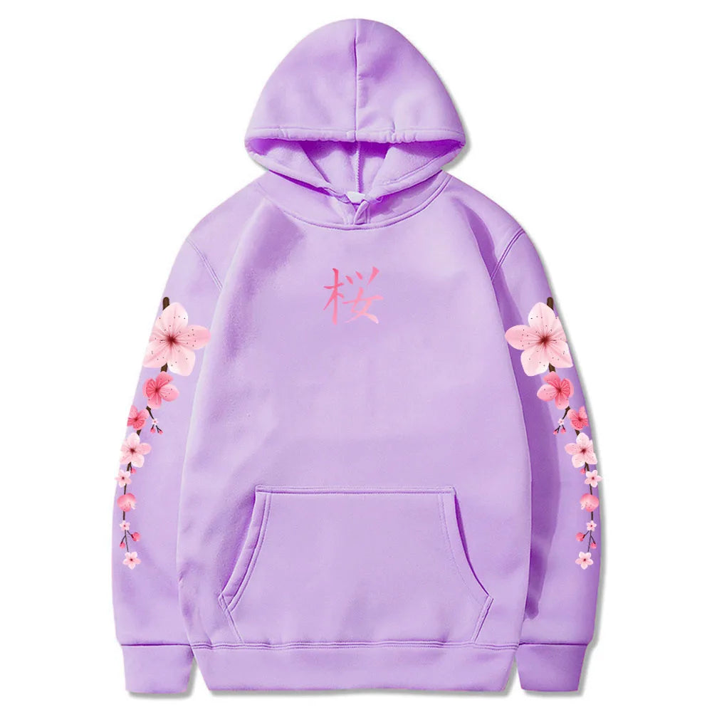 Sakura Blossom Graphic Hoodie