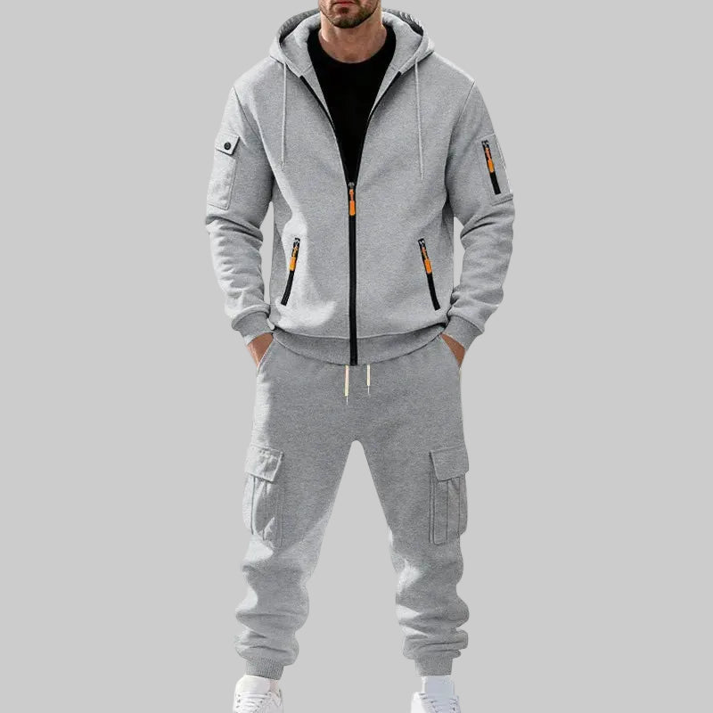 Men's Fleece Hooded Set