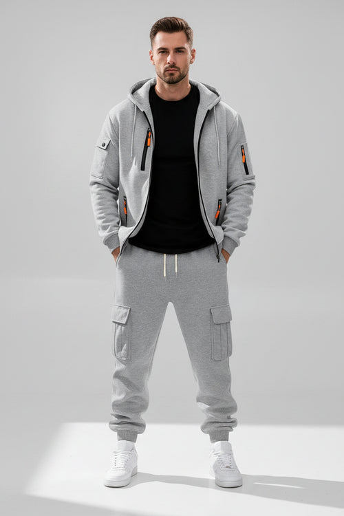 Men's Fleece Hooded Set