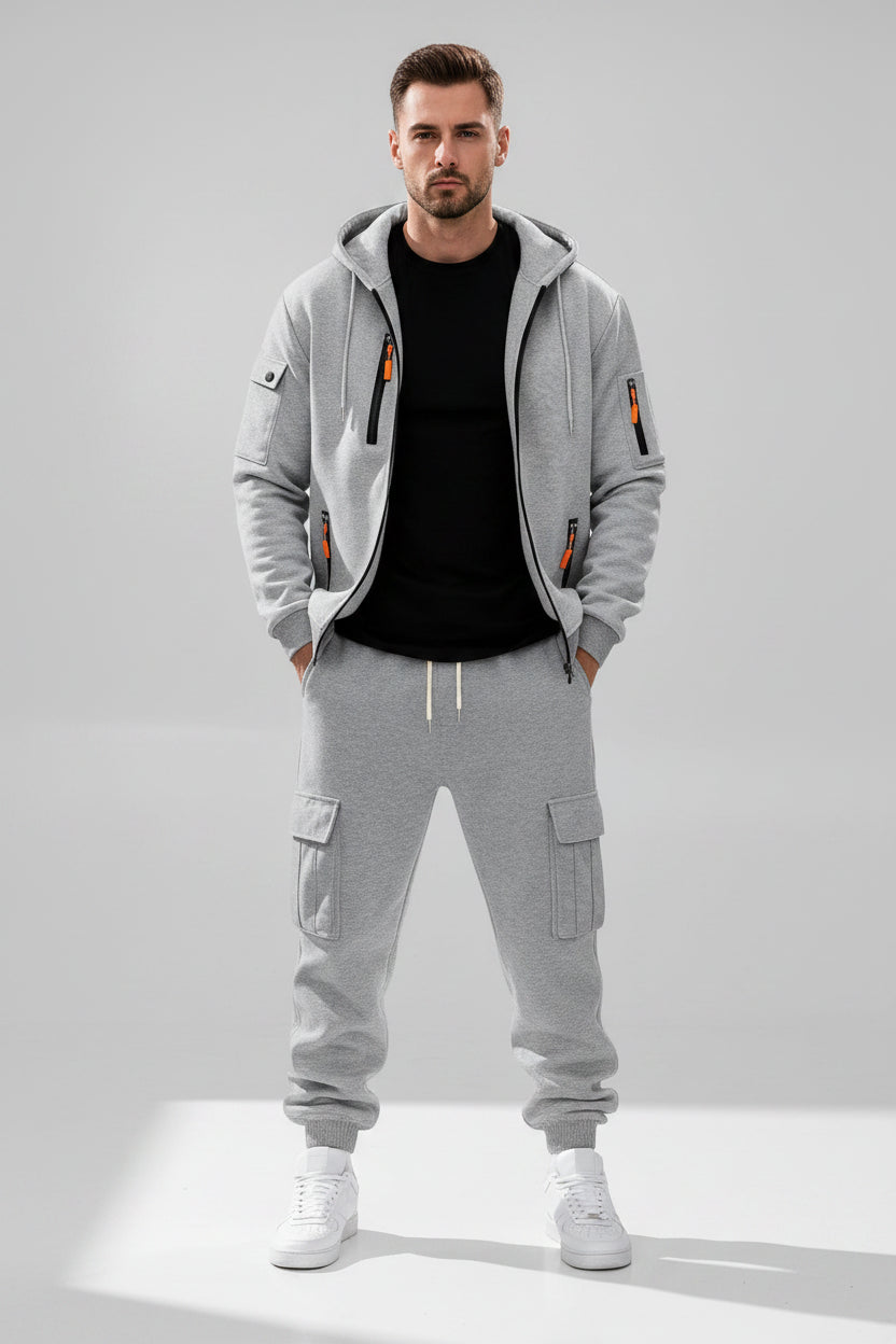 Men's Fleece Hooded Set