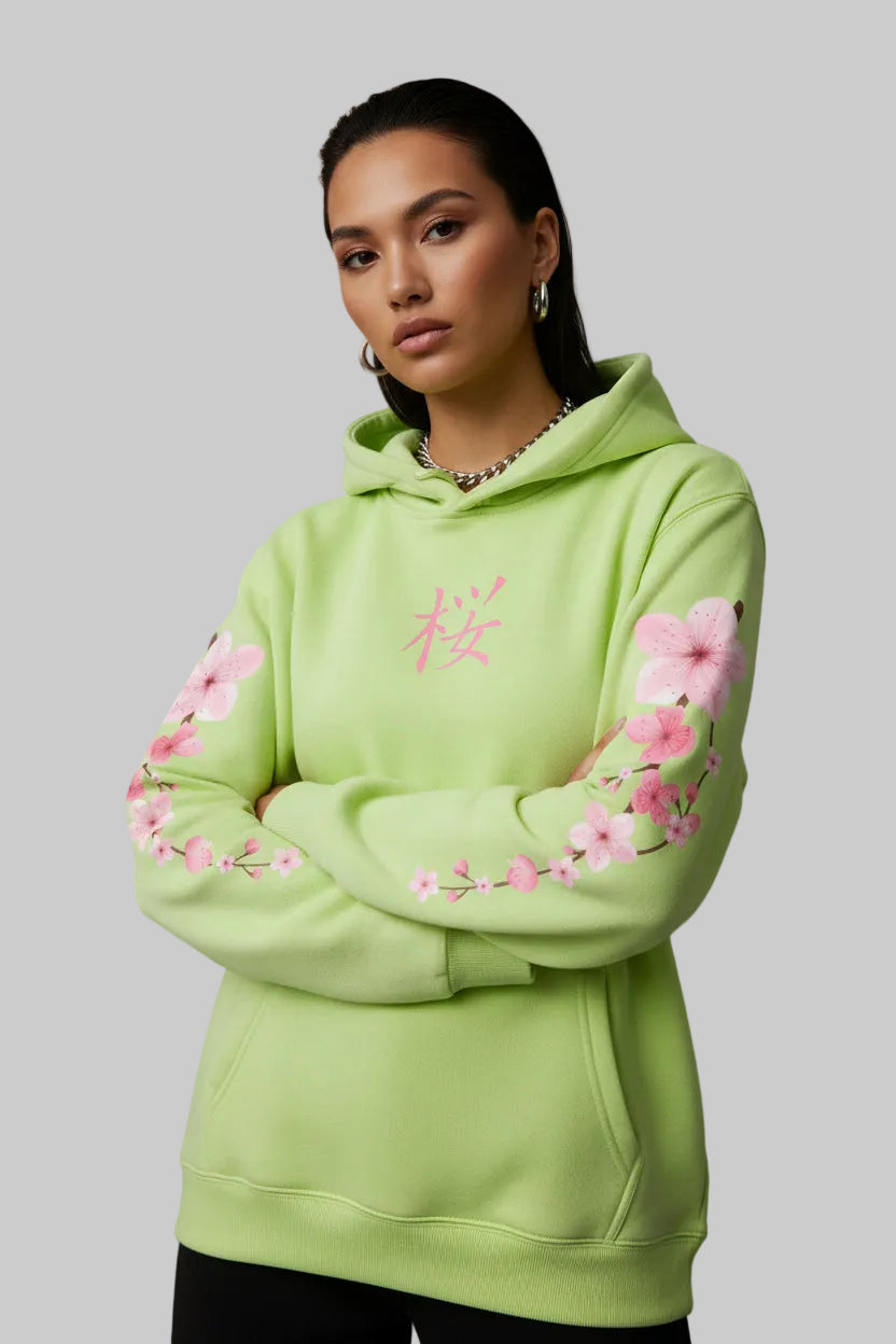 Sakura Blossom Graphic Hoodie