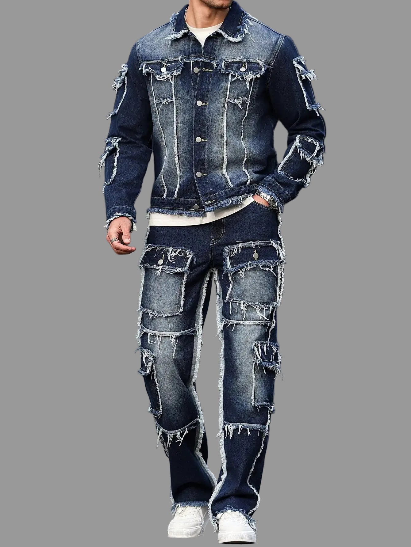 Premium Blue Denim Co-ord