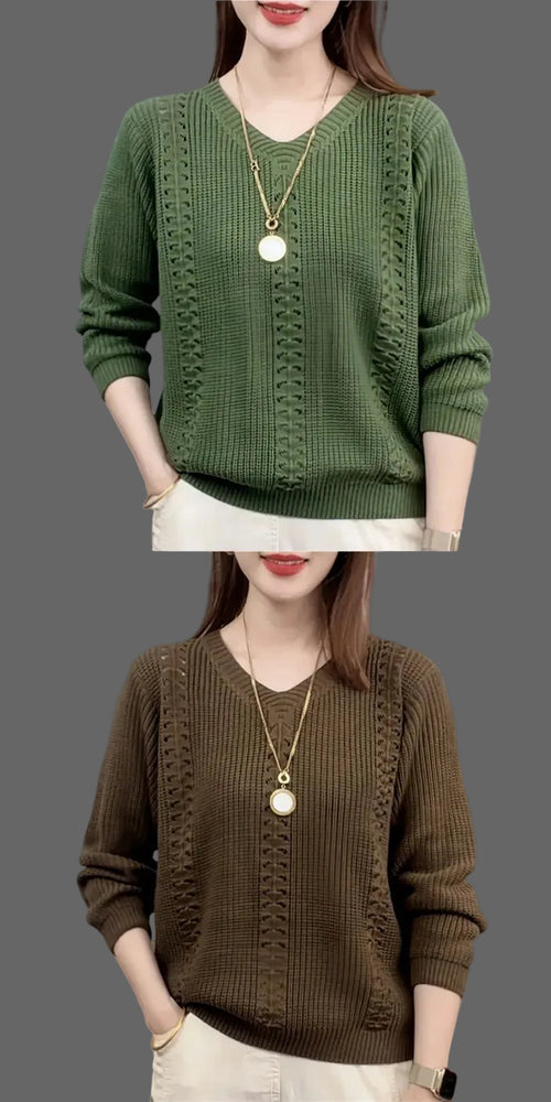 V-Neck Trend Sweater