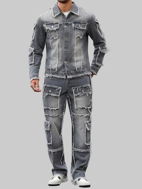 Grey Denim Street Set