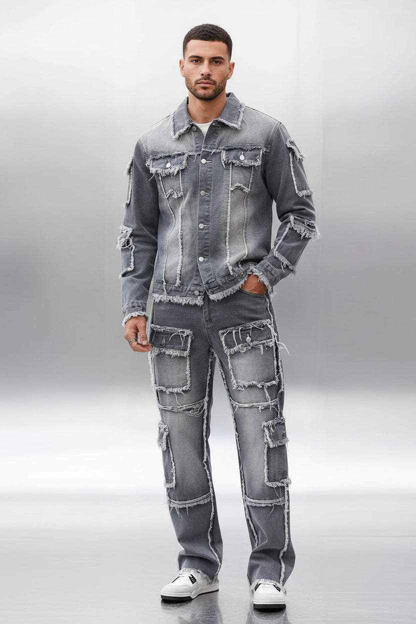 Grey Denim Street Set