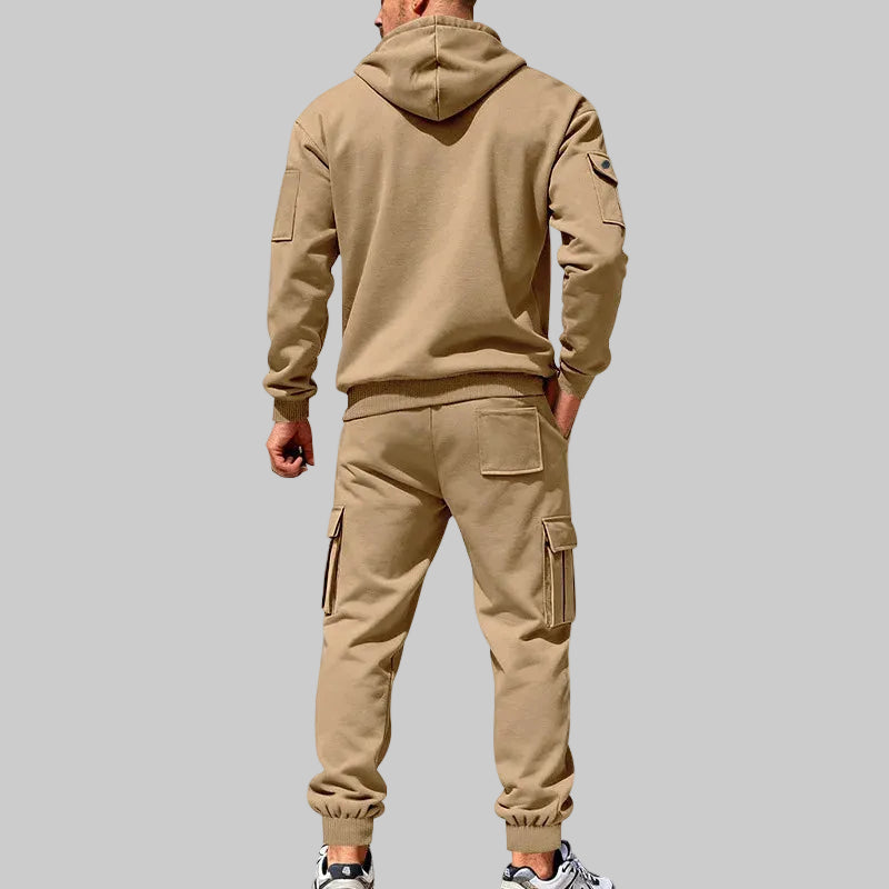Men's Fleece Hooded Set
