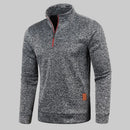 Half-Zip Sweatshirt – Minimal Warm Pullover