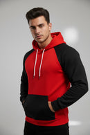 Men's Raglan Contrast Hoodie