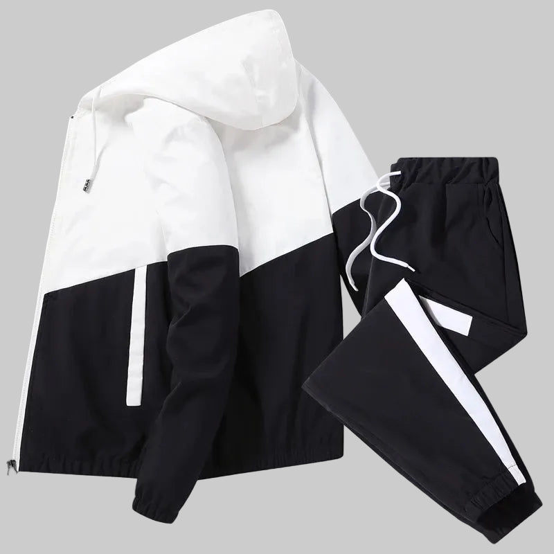 Men's Zip Tracksuit Set